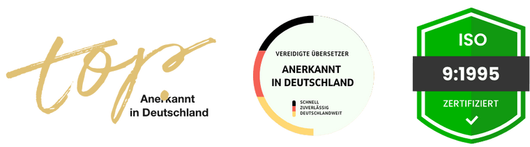 beglaubigte Übersetzungen Deutsch Russisch